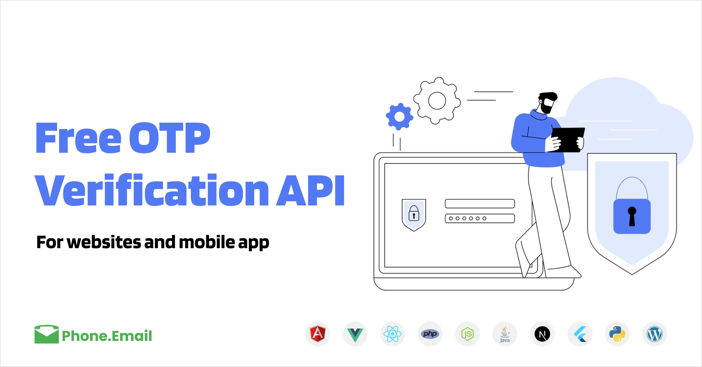 otp verification, free otp api, send otp, phone verification, sign-in with phone, mobile verification, SMS OTP API